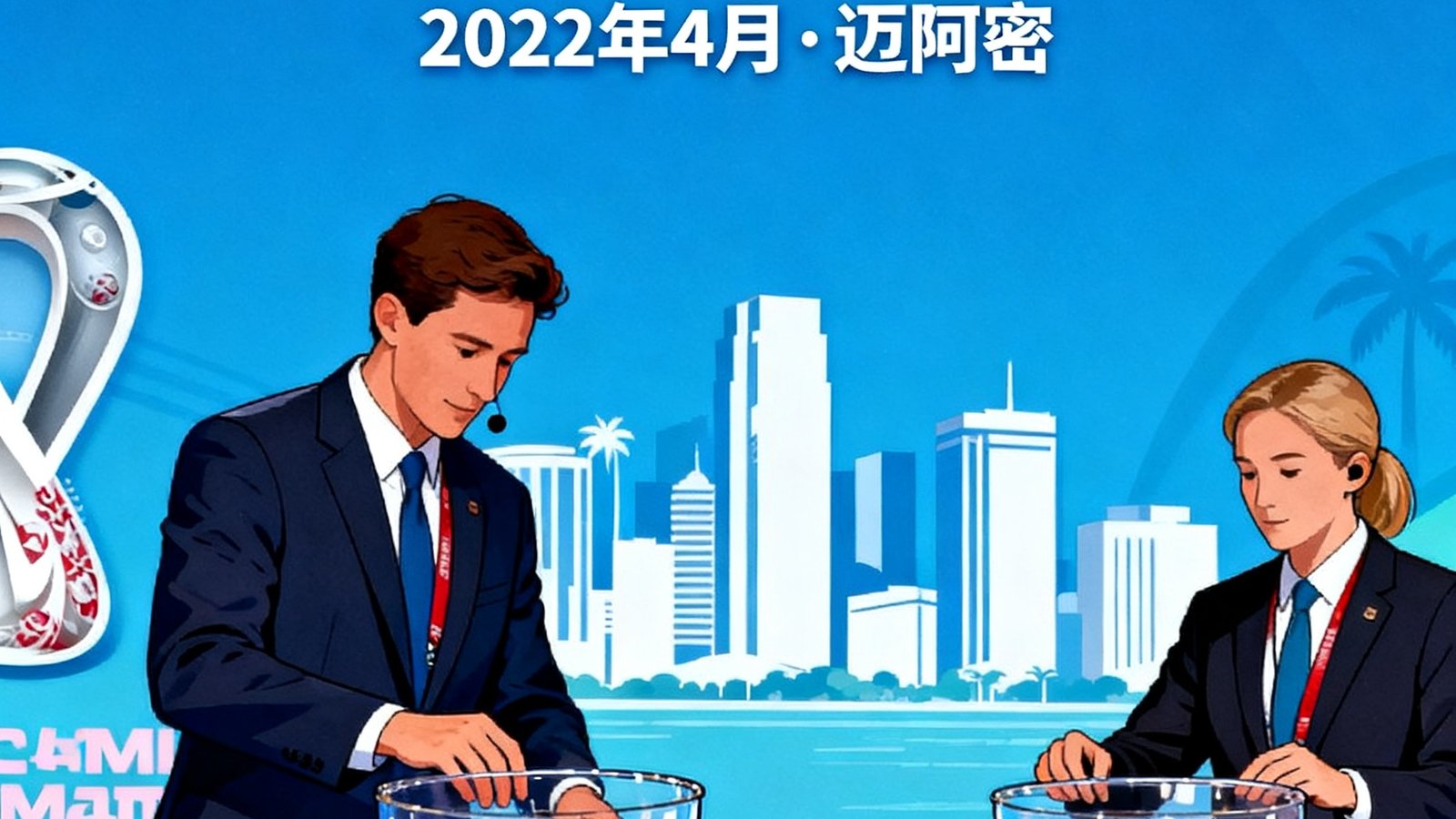 2026世界杯小组赛抽签仪式将于2025年4月在迈阿密举行