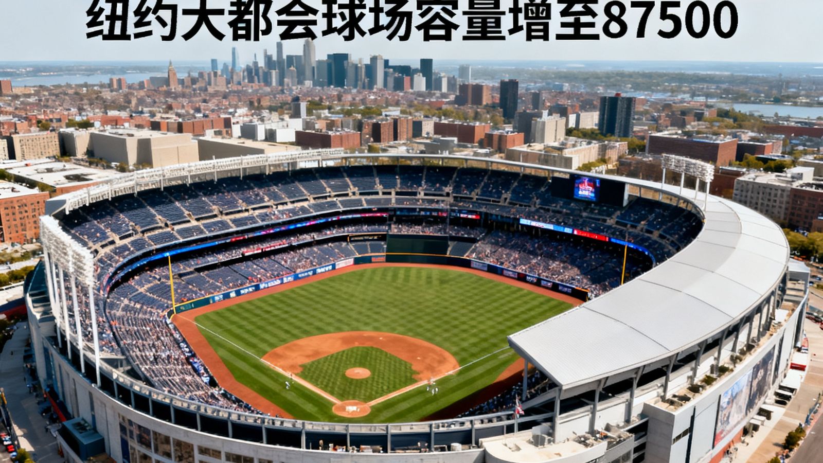 美加墨世界杯场馆扩建，纽约大都会球场容量增至87500